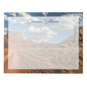 Deserts Professor Valley Near Moab, Utah Notepad
