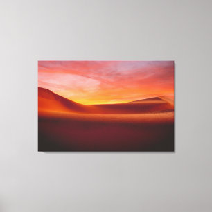 Deserts   Rolling Desert Landscape Canvas Print