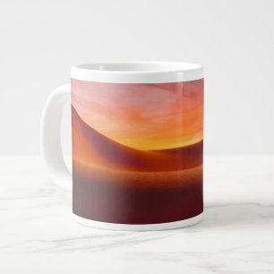 Deserts Rolling Desert Landscape Large Coffee Mug