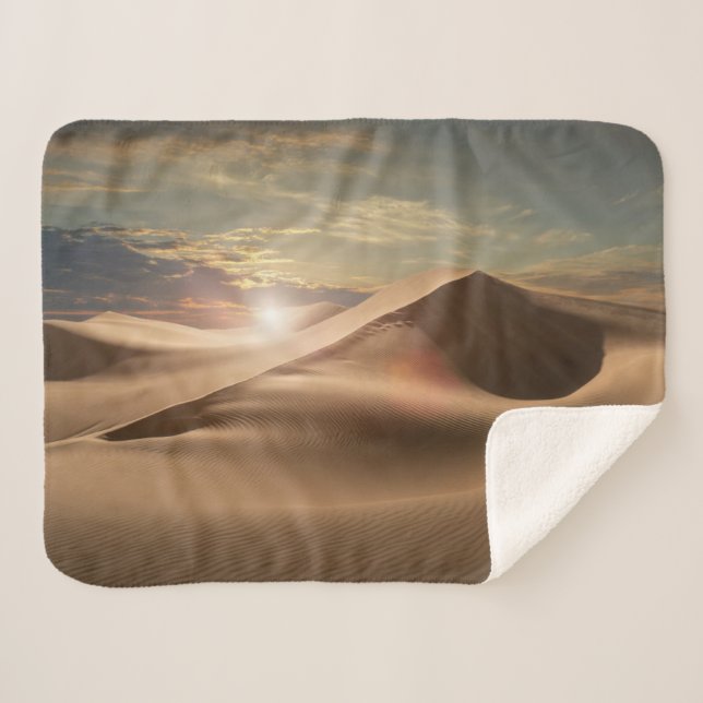 Deserts | Rub al Khali Sherpa Blanket (Front (Horizontal))