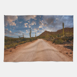 Deserts Saguaro National Park Arizona Tea Towel