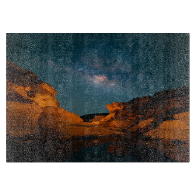 Deserts | Sam Pan Bok Night time Thailand Cutting Board (Front)