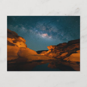 Deserts   Sam Pan Bok Night time Thailand Postcard