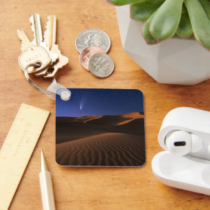 Deserts Sand Dune Galaxy Key Ring