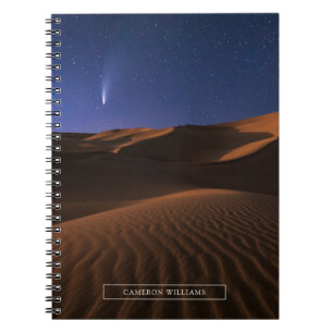 Deserts Sand Dune Galaxy Notebook