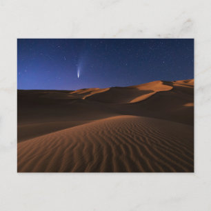 Deserts Sand Dune Galaxy Postcard