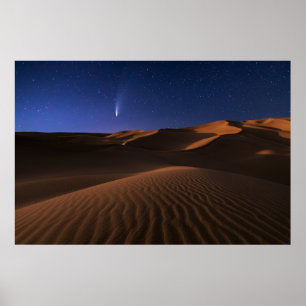 Deserts   Sand Dune Galaxy Poster