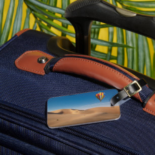 Deserts   Sand Dunes in the Dubai Desert Luggage Tag