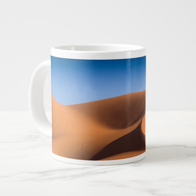 Deserts | Sand Dunes Near Illizi, South Algeria Large Coffee Mug (Front Left)