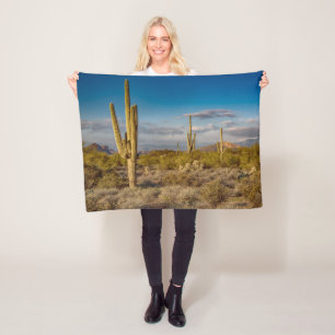 Deserts   Superstition Mountains, Arizona Fleece Blanket