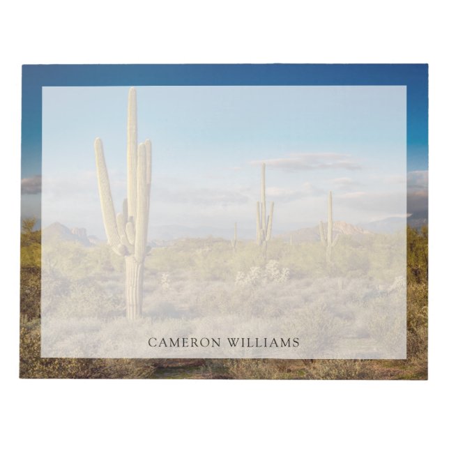 Deserts | Superstition Mountains, Arizona Notepad (Front)