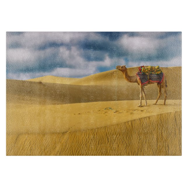 Deserts | Thar Desert Rajasthan India Camel Cutting Board (Front)