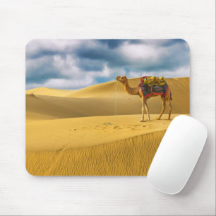 Deserts   Thar Desert Rajasthan India Camel Mouse Mat