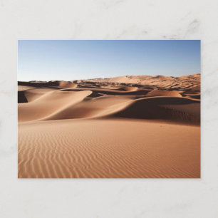 Deserts United Arab Emirates Sand Dunes Postcard