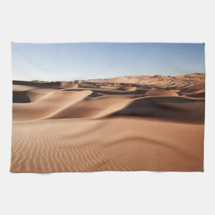 Deserts United Arab Emirates Sand Dunes Tea Towel