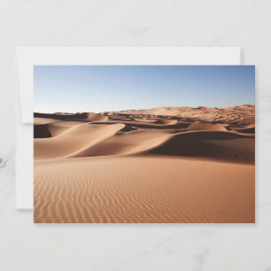 Deserts   United Arab Emirates Sand Dunes Thank You Card