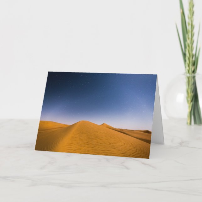 Deserts | Wahiba Sands, Oman Card (Front)