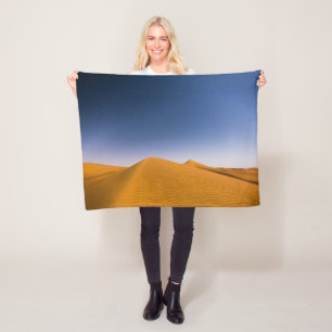 Deserts Wahiba Sands, Oman Fleece Blanket