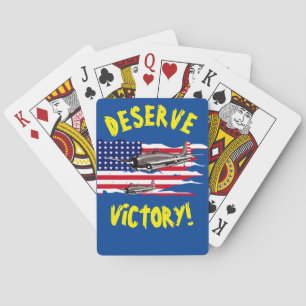 Deserve Victory Wildcat WW2 Playing Cards. Cards