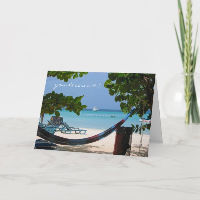 deserved retirement card (Front)