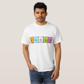 Deshaun periodic table name shirt (Front Full)
