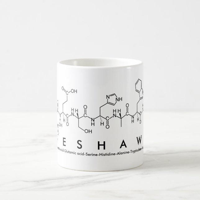 Deshawn peptide name mug (Center)