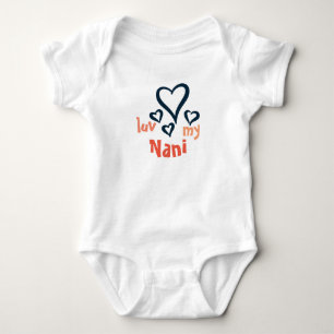 Desi Baby Onsie - Luv My Nani 1 Bodysuit