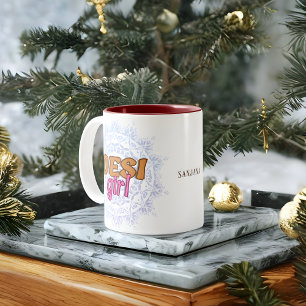 Desi Girl Chakra Name Two-Tone Coffee Mug