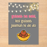 Desi Indian Pakistani Wedding Mehndi Food Sign