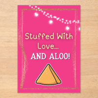 Desi Indian Pakistani Wedding Mehndi Food Sign