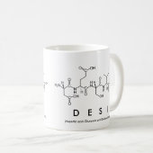 Desi peptide name mug (Front Right)
