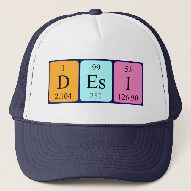 Desi periodic table name hat (Front)