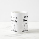 Desi periodic table name mug (Center)