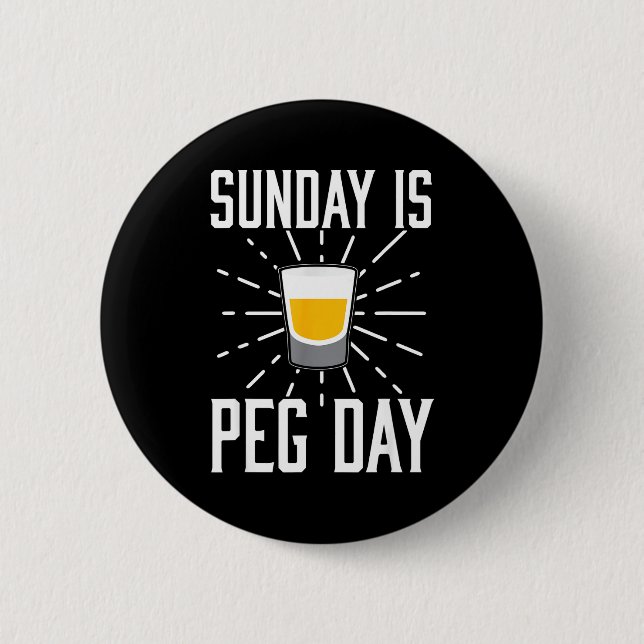 Desi Punjabi Funny Peg Day Sikh Quote Gift  6 Cm Round Badge (Front)