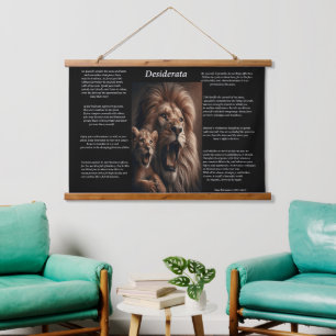 Desiderata: A Father's Gentle Touch Hanging Tapestry