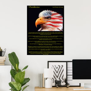 Desiderata  bald eagle 1Posters Poster