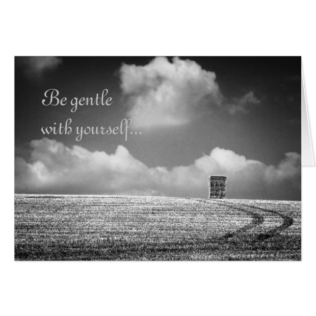 Desiderata Be Gentle notelet / card (Front Horizontal)
