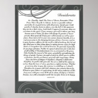 DESIDERATA Black Swirlie