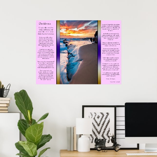 Desiderata Blue Ocean Posters (Home Office)