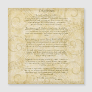 Desiderata by Max Ehrmann Magnet