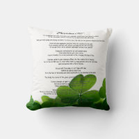 Desiderata "Desired Things" on Green Clovers