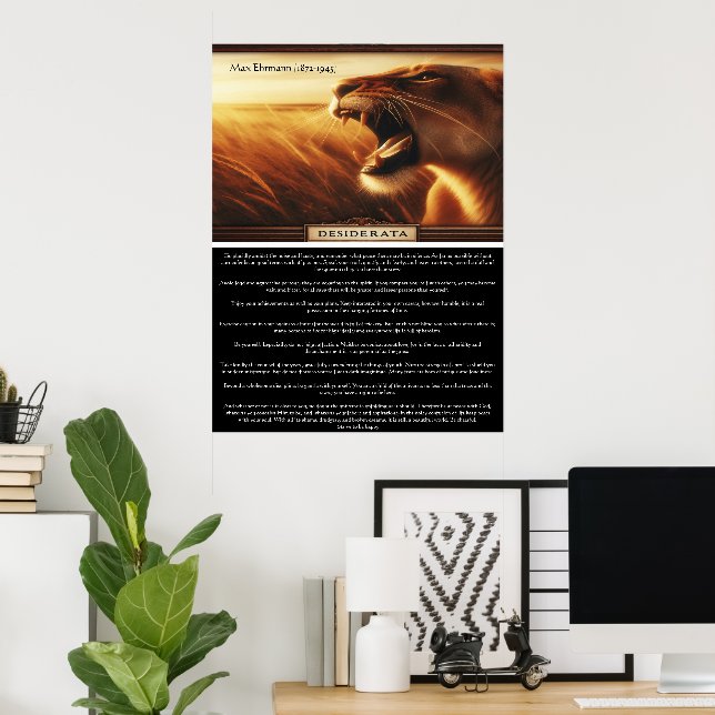 Desiderata: Echoes of the Wild Poster (Home Office)
