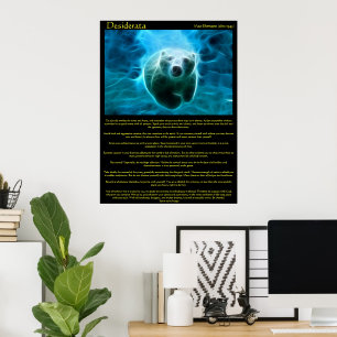 Desiderata Electricity Bear Posters