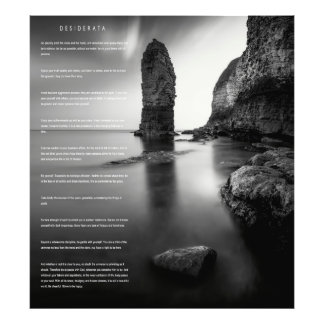 DESIDERATA England Coast Photo Print