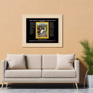 Desiderata Ermine Vintage Art Poster