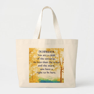 DESIDERATA Faded Aspens bag