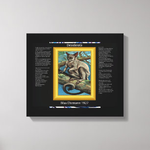 DESIDERATA Galago Canvas Print