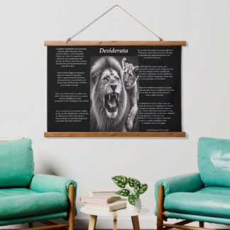 Desiderata: Harmony in the Wild Hanging Tapestry