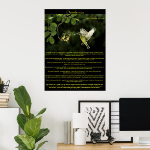 Desiderata Hummingbird Posters 3