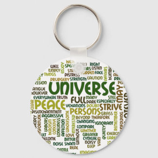Desiderata Motivational Poem Words Keyring